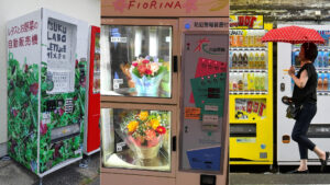 Máquinas expendedoras extrañas en Japón